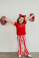 CHENILLE GBR  - YOUTH RED TEE