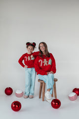 HOLIDAY SYMBOLS - RED CREWNECK (TODDLER + YOUTH + ADULT)