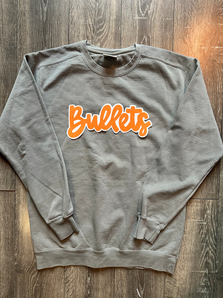 BULLETS - GREY COMFORT COLORS CREW