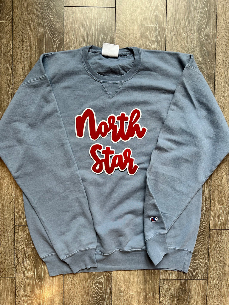NORTH STAR - DENIM CHAMPION CREW