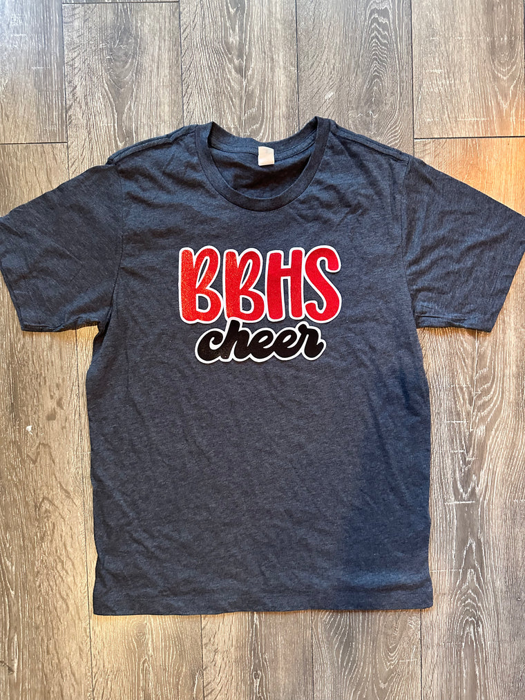 BBHS CHEER - DARK GREY TEE