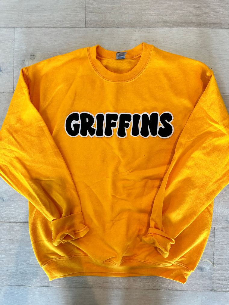 GRIFFINS - GOLD GILDAN CREW