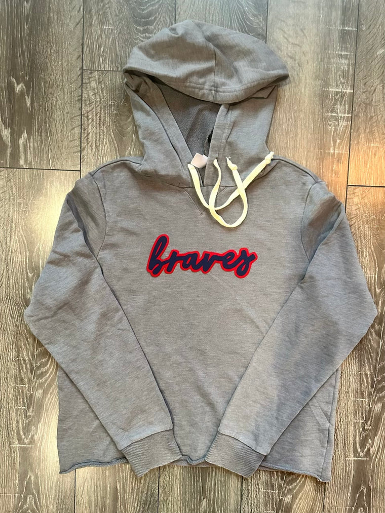 DAINTY BRAVES - GREY LIGHTWEIGHT HOODIE