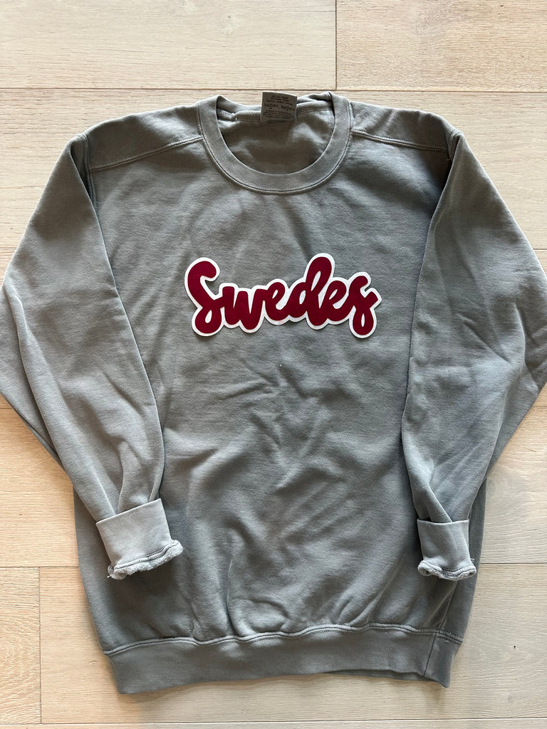 SWEDES - GREY COMFORT COLORS CREWNECK