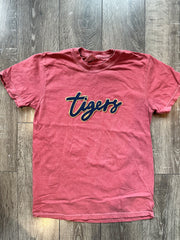 TIGERS - CRIMSON COMFORT COLORS TEE