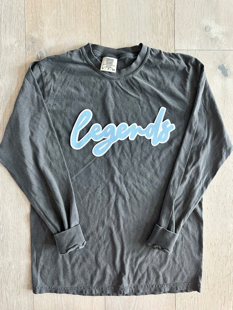 DAINTY LEGENDS - GREY COMFORT COLORS LONG SLEEVE