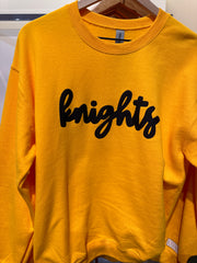 KNIGHTS GOLD GILDAN CREW