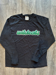 WILDCATS - BLACK COMFORT COLORS LONG SLEEVE