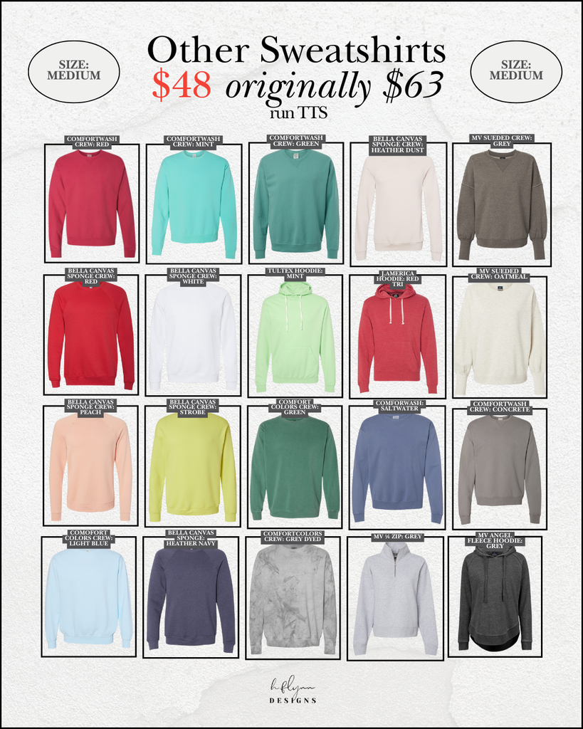 SIZE MEDIUM | VARIOUS STYLES
