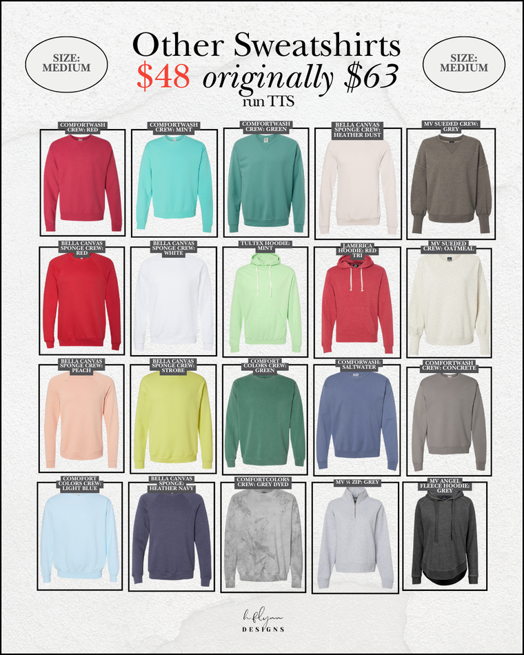 SIZE MEDIUM | VARIOUS STYLES