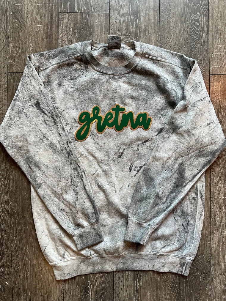 MODERN GRETNA - GREY DYED CREW