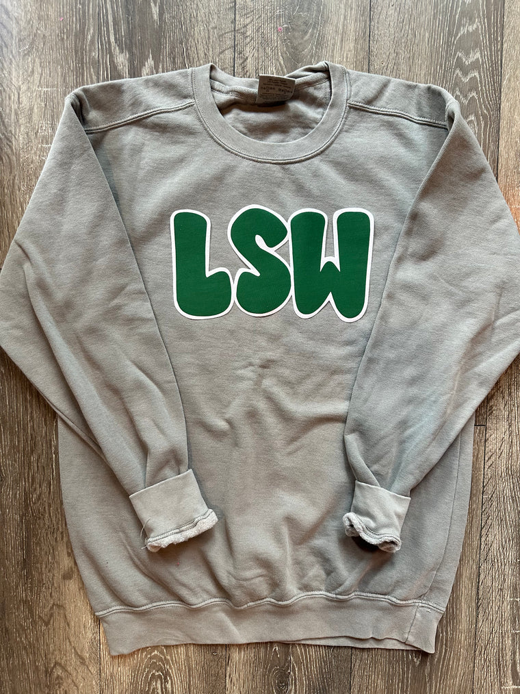 LSW - GREY COMFORT COLORS CREW