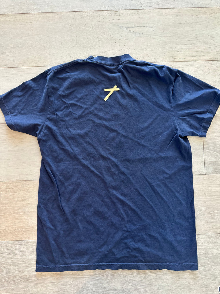 MODERN BLUE SPARKLE CONCORDIA  - NAVY COMFORT COLORS TEE (YOUTH + ADULT)