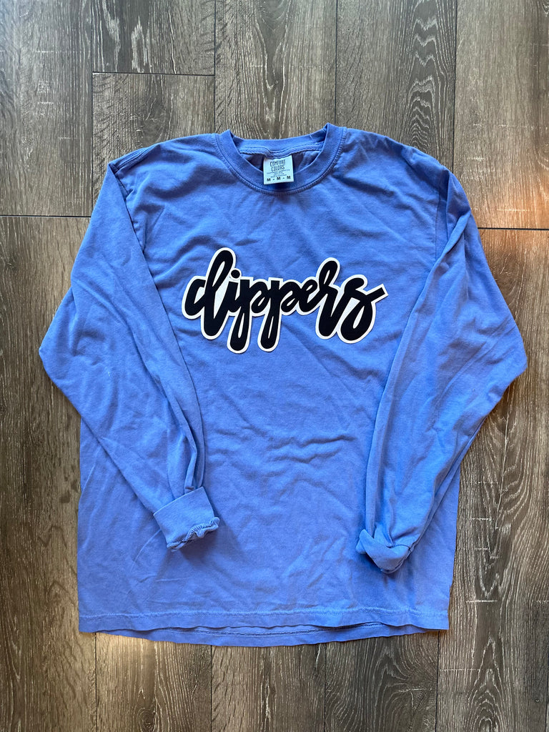 CLIPPERS - BLUE COMFORT COLORS LONG SLEEVE