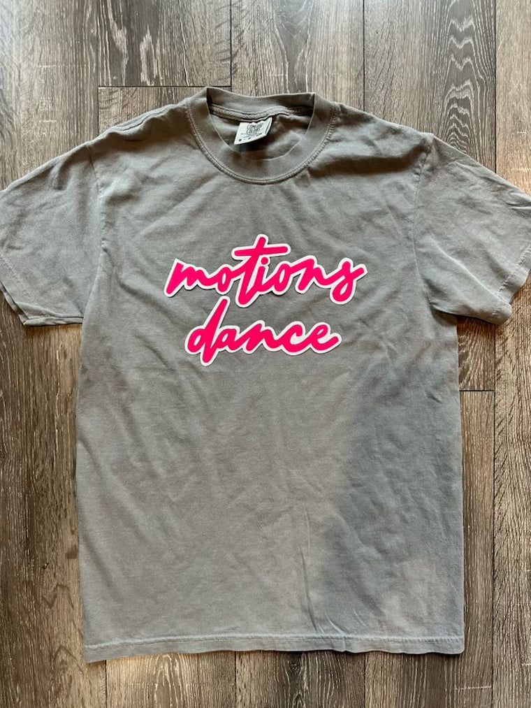 DAINTY MOTIONS DANCE - GREY COMFORT COLORS TEE (YOUTH + ADULT)