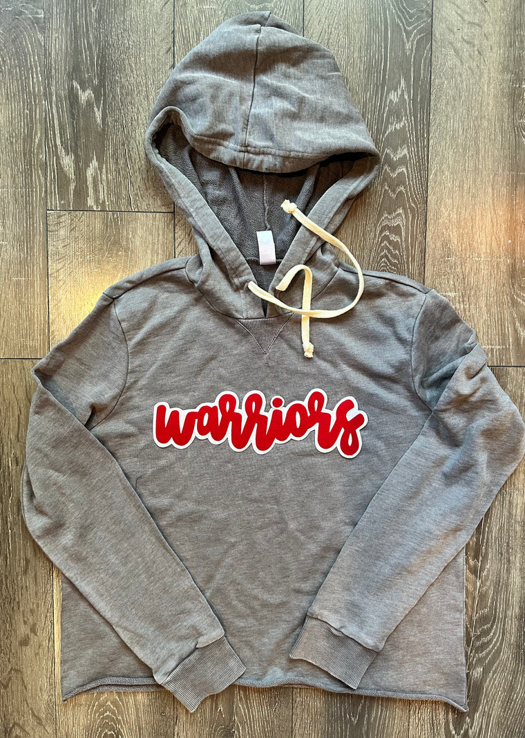 WARRIORS - GREY LIGHTWEIGHT HOODIE