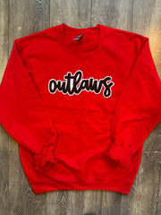 MODERN OUTLAWS - RED GILDAN CREW - YOUTH + ADULT