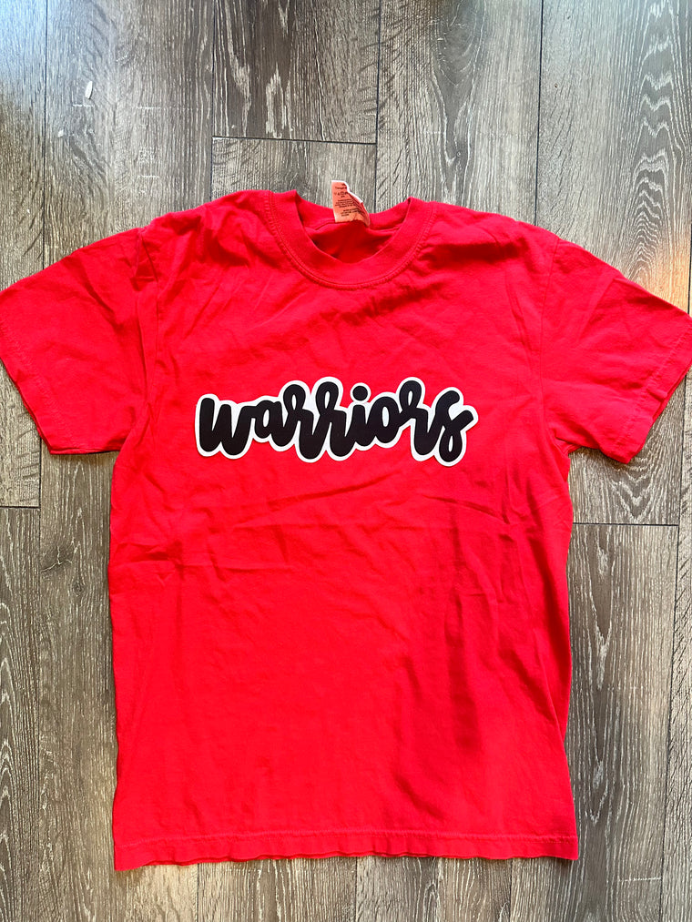 WARRIORS - RED COMFORT COLORS TEE