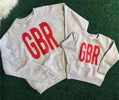 GBR - GREY CHAMPION LADIES CREW (TODDLER + YOUTH + ADULT)