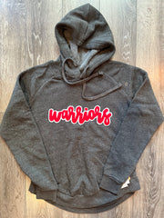 CURSIVE WARRIORS - GREY ANGEL FLEECE HOODIE