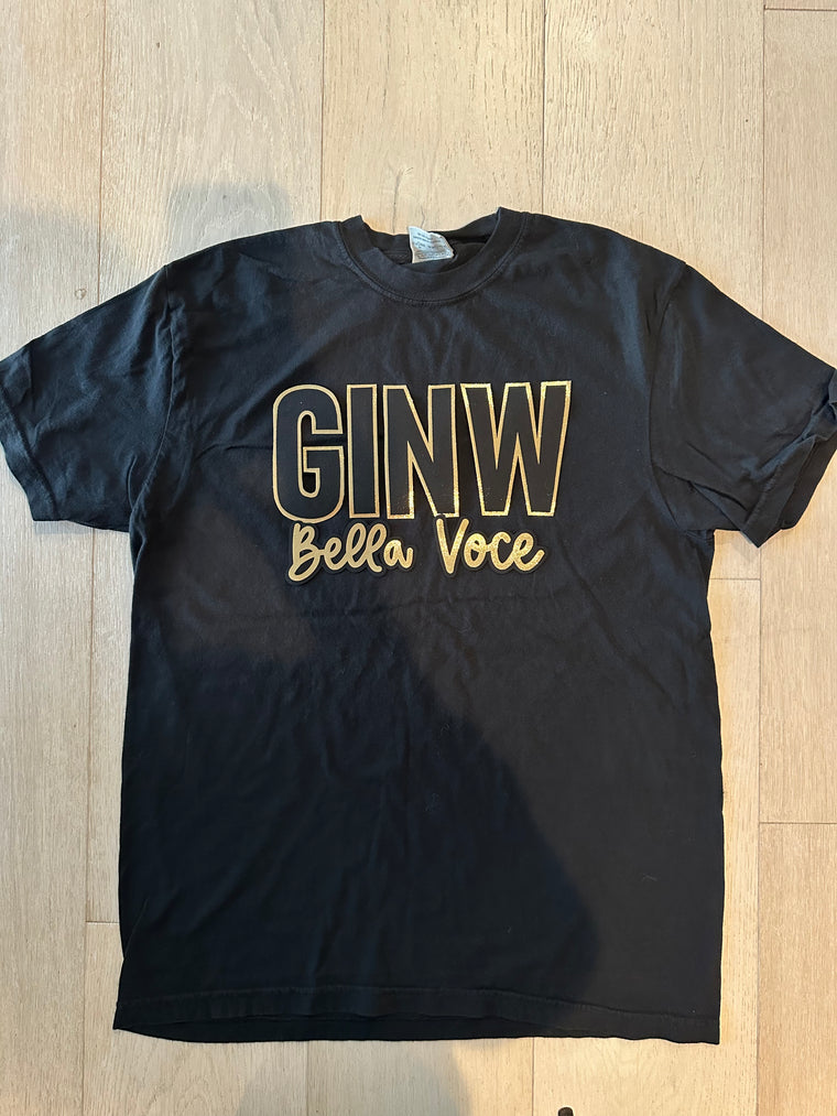 GINW SHOW CHOIR - BLACK COMFORT COLORS TEE