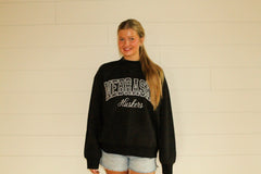 EMBROIDERED NEBRASKA HUSKERS - BLACK MOCKNECK