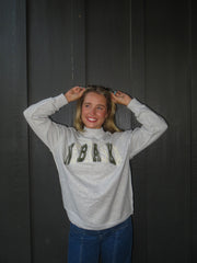 FALL PATCHWORK NEBRASKA - GREY MOCKNECK