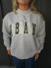 FALL PATCHWORK NEBRASKA - GREY MOCKNECK