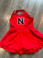 N or HUSKERS - RED ATHLETIC DRESS (PRE-ORDER)