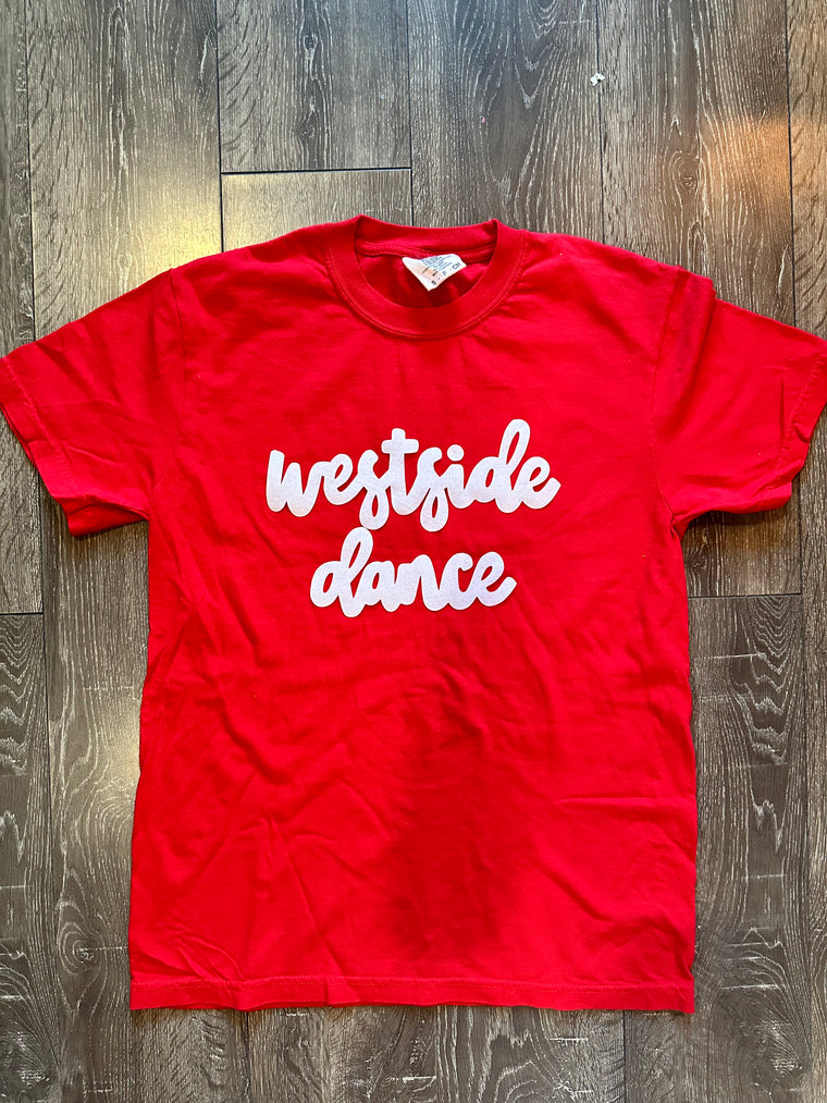 WESTSIDE DANCE - RED COMFORT COLORS TEE