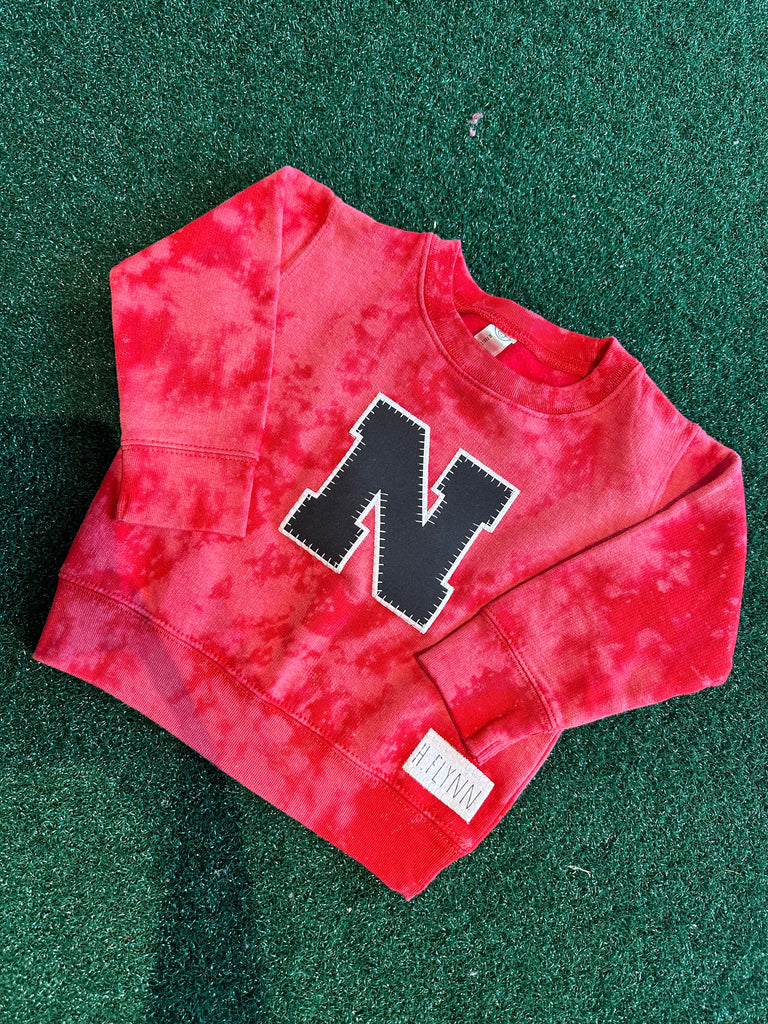 N - RED DYED CREW - YOUTH