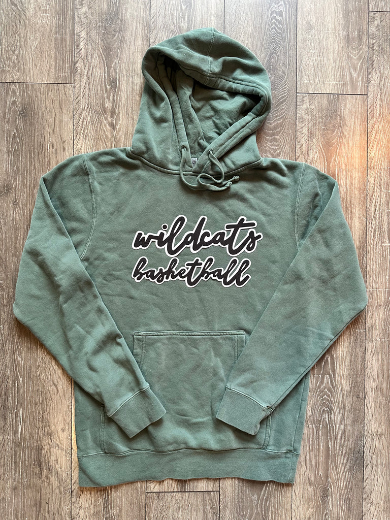 WILDCAT BASKETBALL - INDEPENDENT GREEN HOODIE