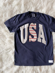 PATCHWORK USA - NAVY TSHIRT