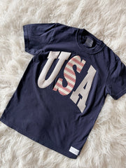 PATCHWORK USA - NAVY TSHIRT