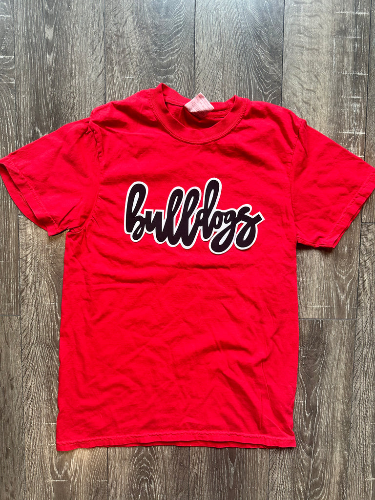 MODERN BULLDOGS - RED COMFORT COLORS TEE (YOUTH + ADULT)
