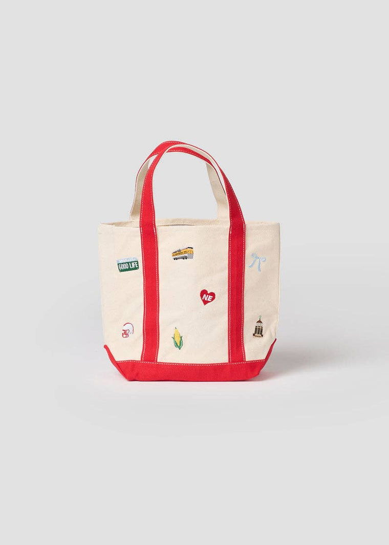Nebraska Icons Small Tote
