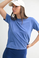 Mono B - Classic Boxy Fit Tee: RED PEAR / S:M:L (2:2:2)