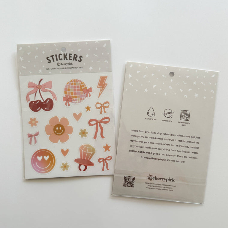 Cherrypick - Girly Pop Waterproof Sticker Sheet