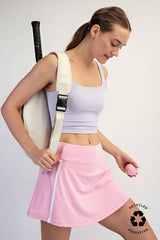 Rae Mode - RECYCLED BUTTER SKORT: Red/White / S-M-L(2-2-2)
