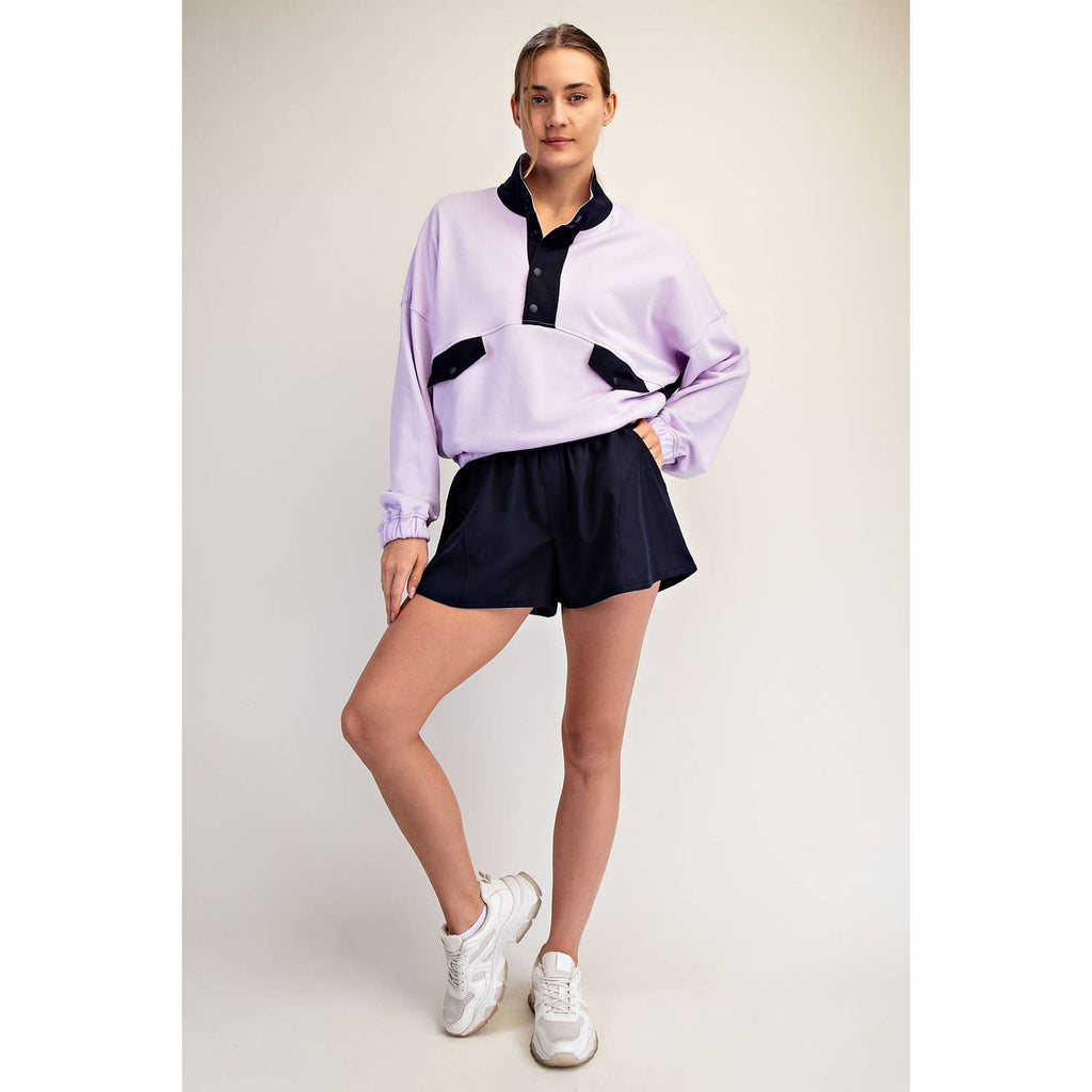Rae Mode - FRENCH TERRY PLAYFUL SET: Candy Red/Pale Pink / S-M-L(2-2-2)