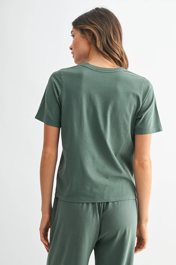 Mono B - Classic Boxy Fit Tee: RED PEAR / S:M:L (2:2:2)