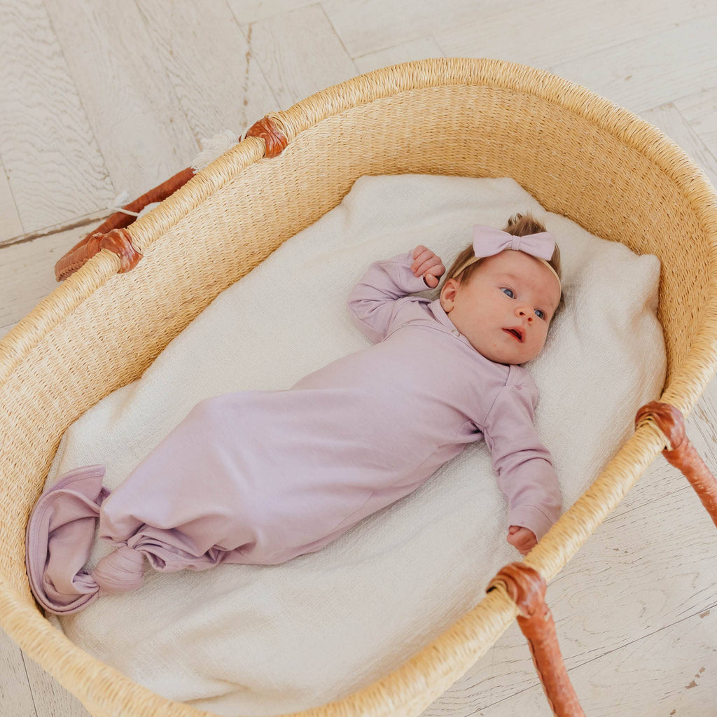 Copper Pearl - Newborn Knotted Gown - Lily