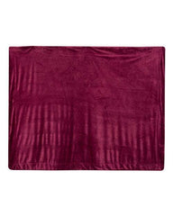 DressesMax - Alpine Fleece Micro Mink Sherpa Blanket 8712: Royal / One Size