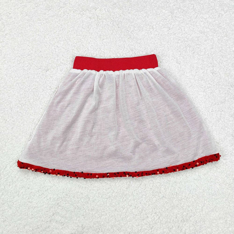 Aier Wholesale - Baby Girls Sequin Red Color Skirts Bottoms: 6-12M