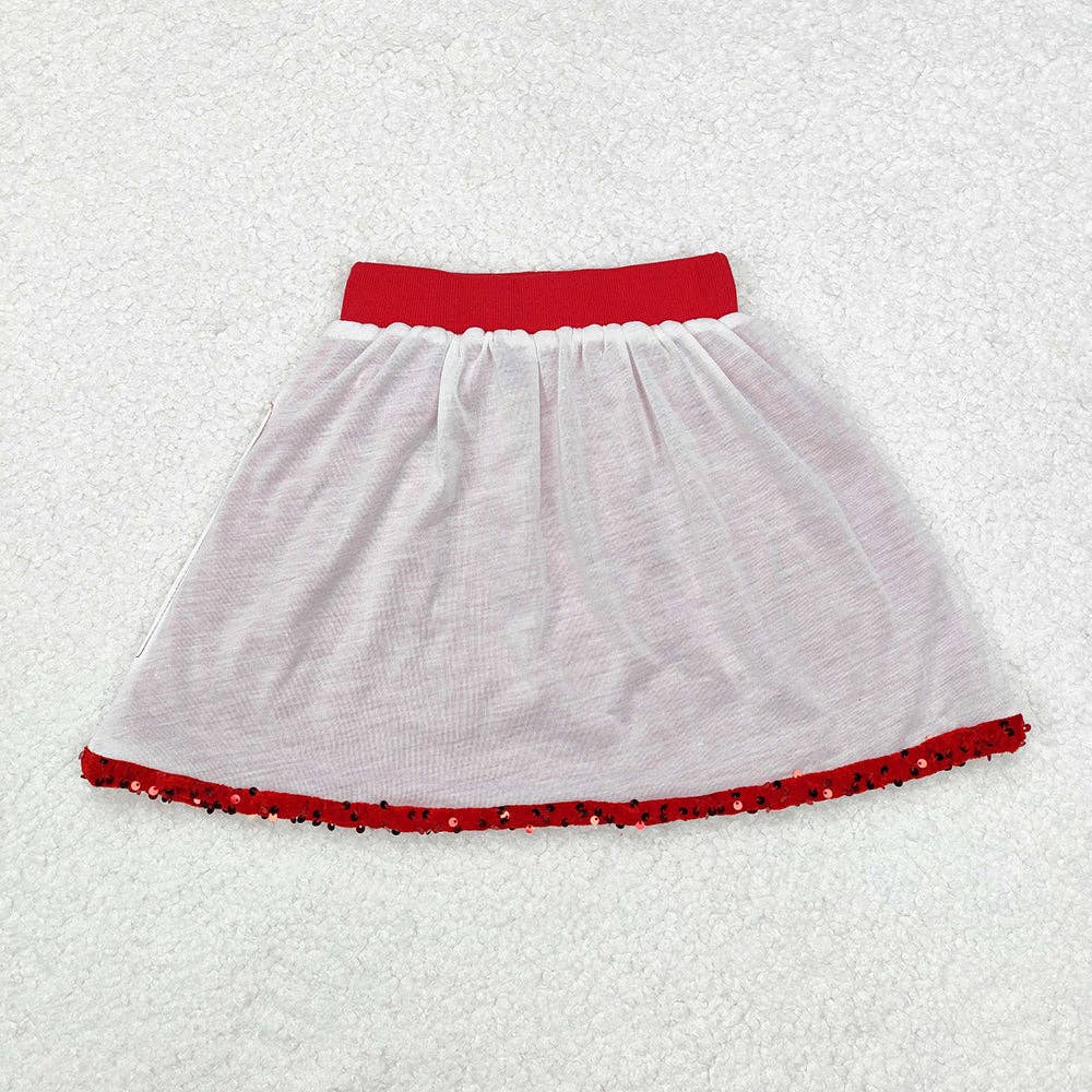 Aier Wholesale - Baby Girls Sequin Red Color Skirts Bottoms: 12-18M
