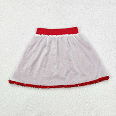 Aier Wholesale - Baby Girls Sequin Red Color Skirts Bottoms: 12-18M