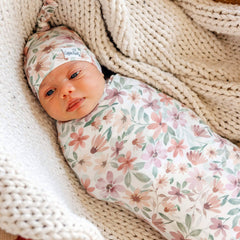 Copper Pearl - Knit Swaddle Blanket - Natalie