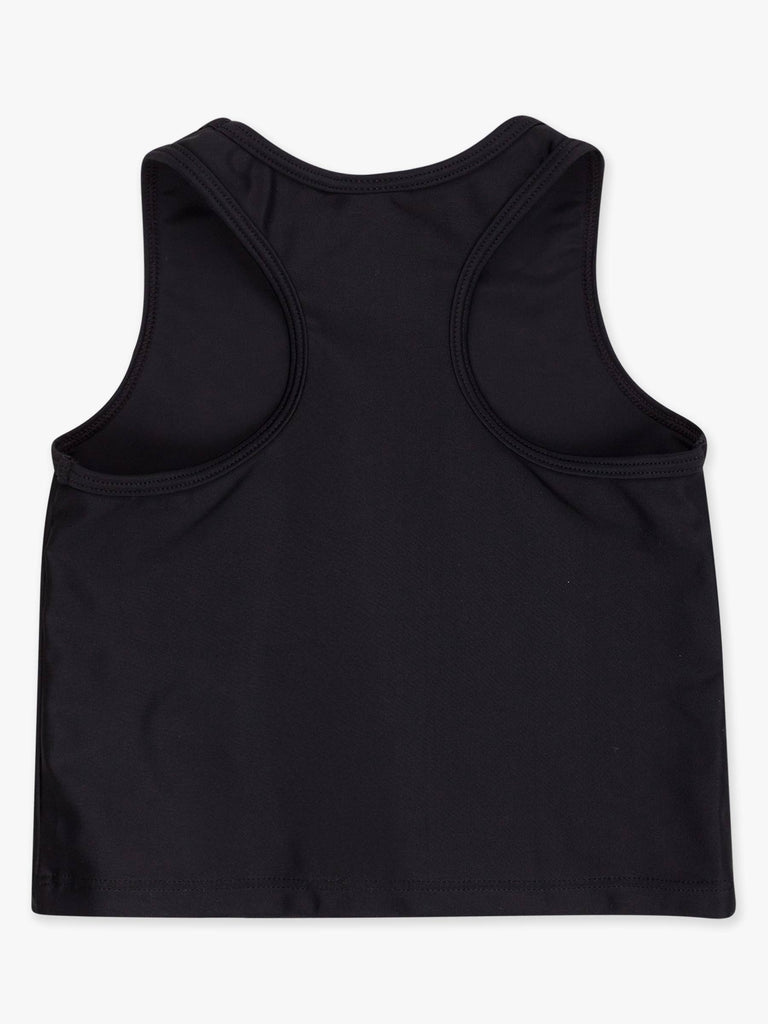 RuffleButts + RuggedButts - Girls Black Active Tank Top: Black / 5