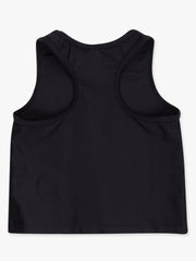 RuffleButts + RuggedButts - Girls Black Active Tank Top: Black / 5