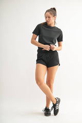 Mono B - Classic Boxy Fit Tee: RED PEAR / S:M:L (2:2:2)